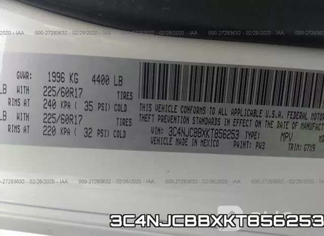 3C4NJCBBXKT856253 фото 8