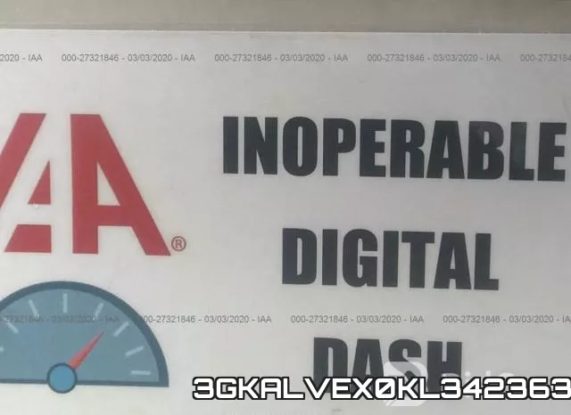 3GKALVEX0KL342363 фото 7