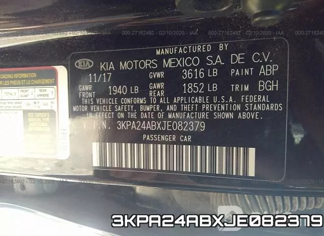 3KPA24ABXJE082379 фото 9