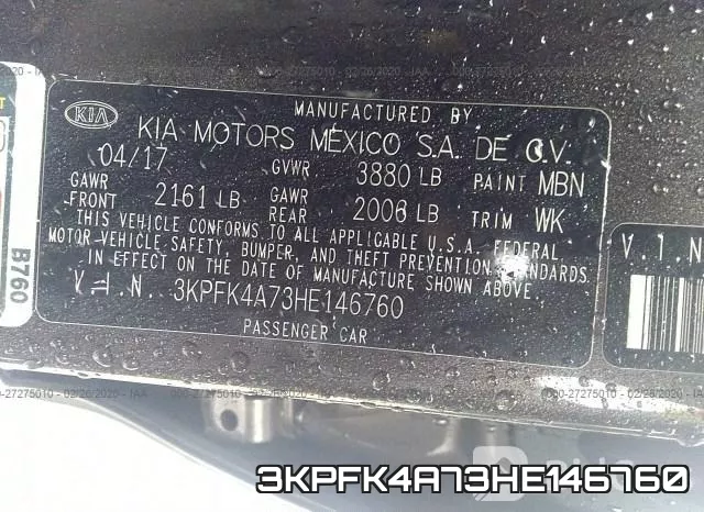 3KPFK4A73HE146760 фото 5