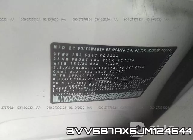 3VV5B7AX5JM124544 фото 8