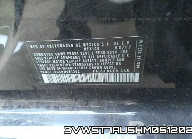 3VW5T7AU5HM051202 фото 7