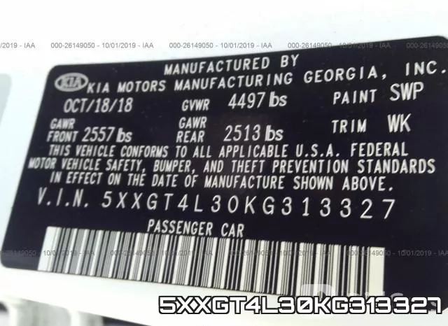 5XXGT4L30KG313327 фото 7
