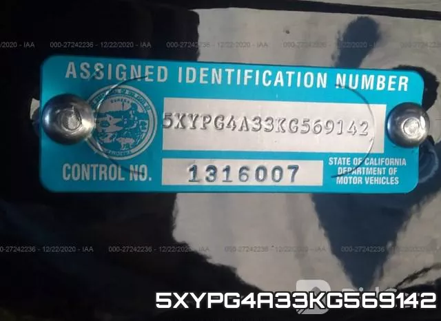 5XYPG4A33KG569142 фото 9