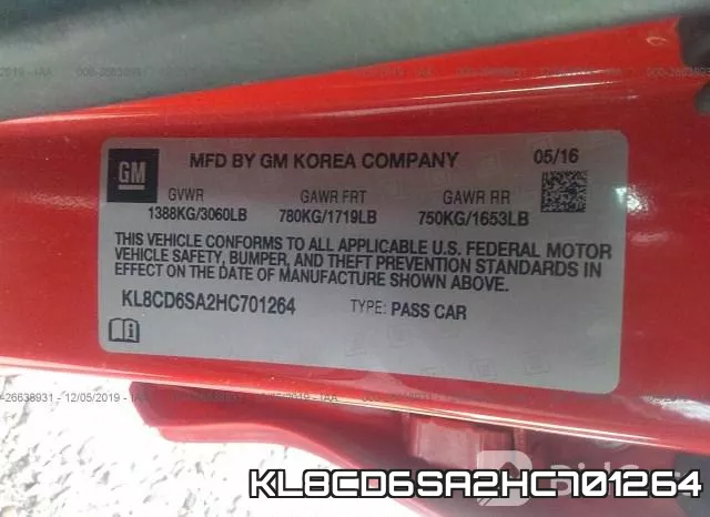 KL8CD6SA2HC701264 фото 5