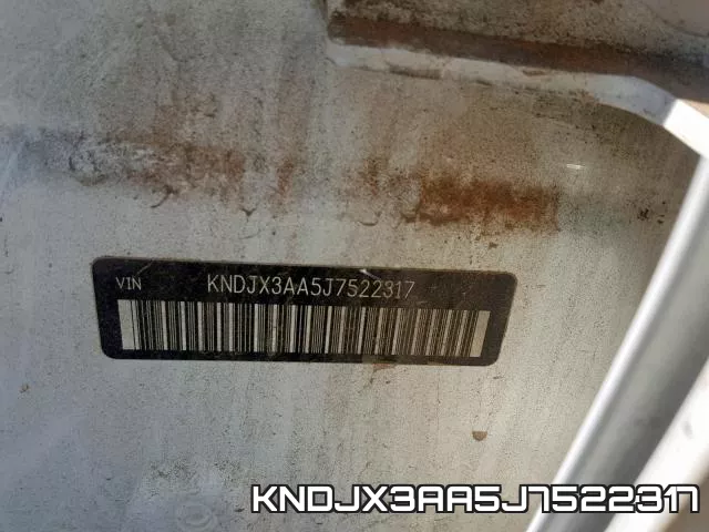 KNDJX3AA5J7522317 фото 2