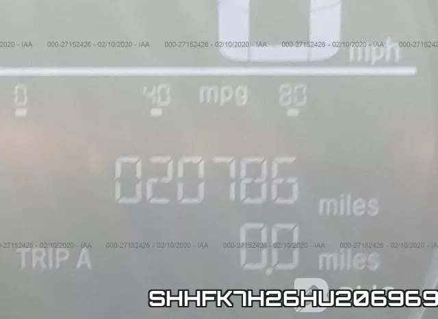 SHHFK7H26HU206969 фото 3