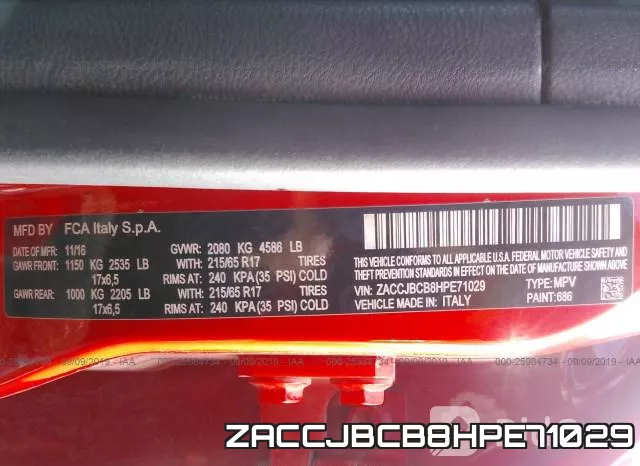 ZACCJBCB8HPE71029 фото 7