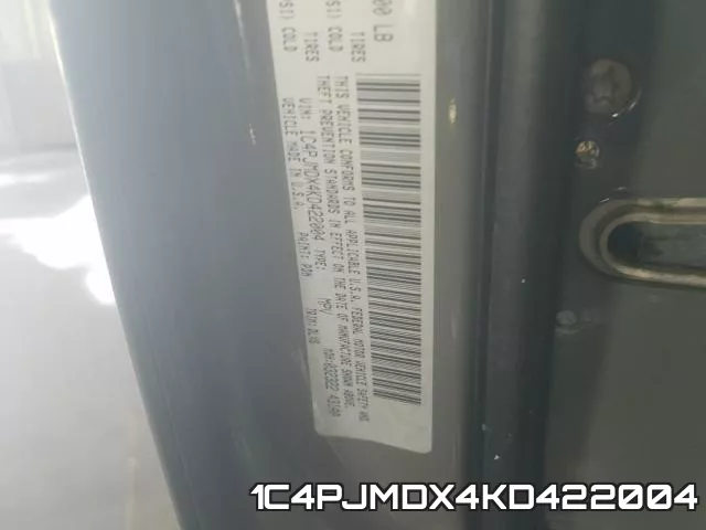 1C4PJMDX4KD422004 фото 2