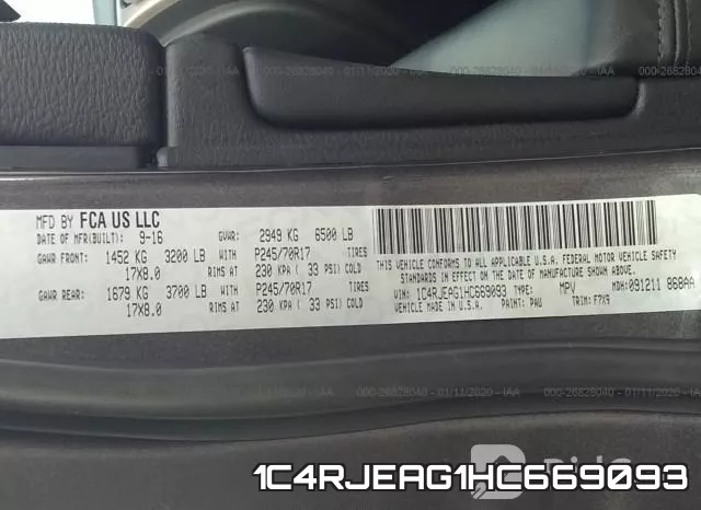 1C4RJEAG1HC669093 фото 9