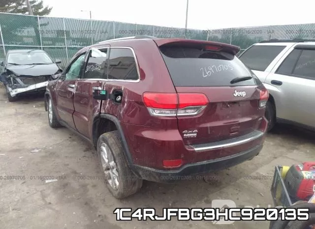 1C4RJFBG3HC920135 фото 3