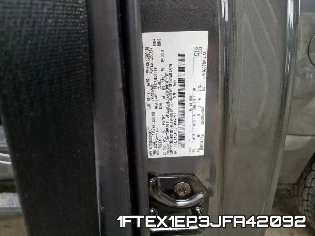 1FTEX1EP3JFA42092 фото 2