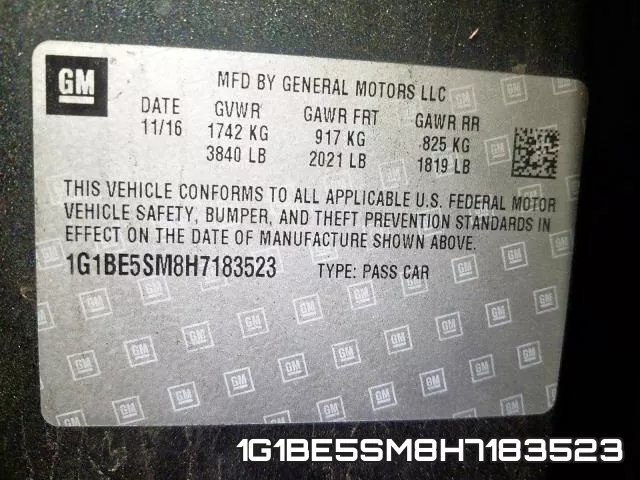 1G1BE5SM8H7183523 фото 2