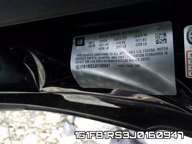 1G1FB1RS3J0160947 фото 2