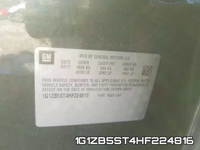 1G1ZB5ST4HF224816 фото 2