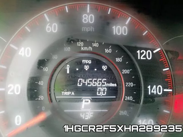 1HGCR2F5XHA289235 фото 8