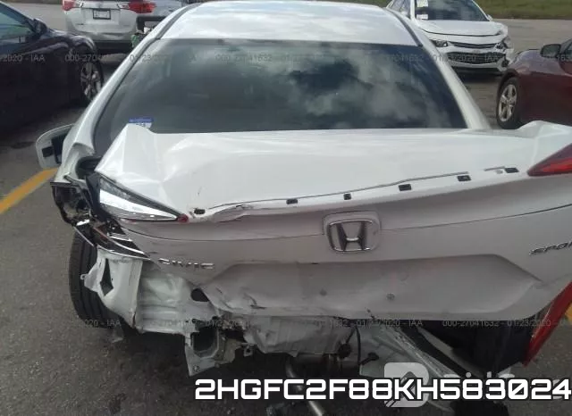 2HGFC2F88KH583024 фото 6