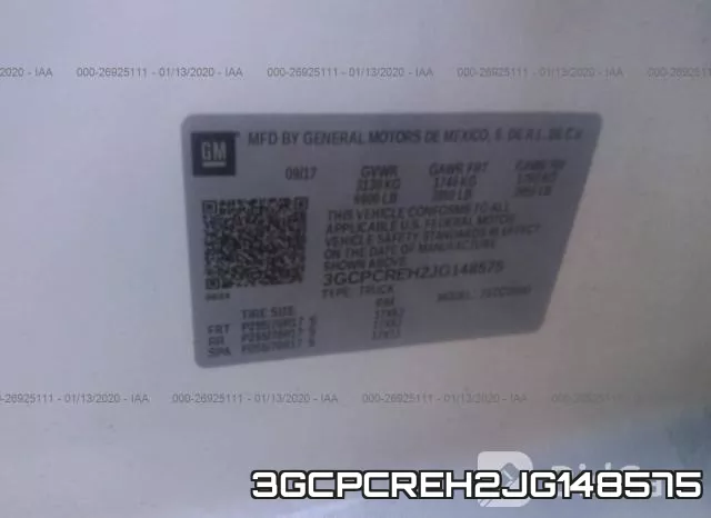 3GCPCREH2JG148575 фото 5