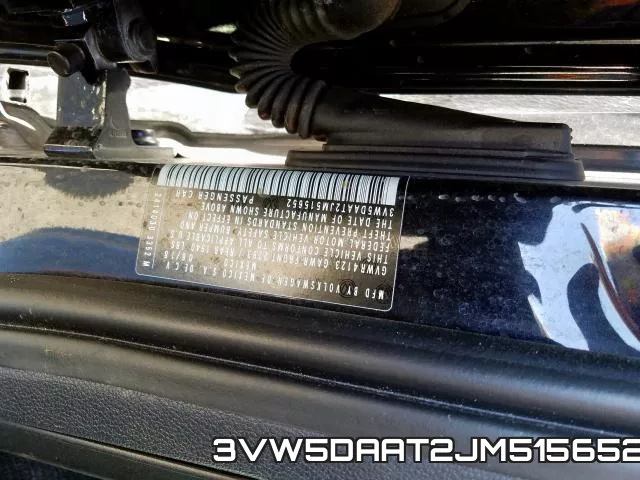 3VW5DAAT2JM515652 фото 2