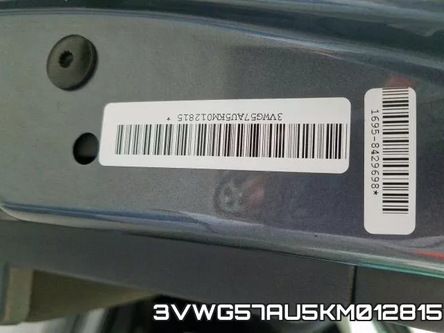 3VWG57AU5KM012815 фото 2