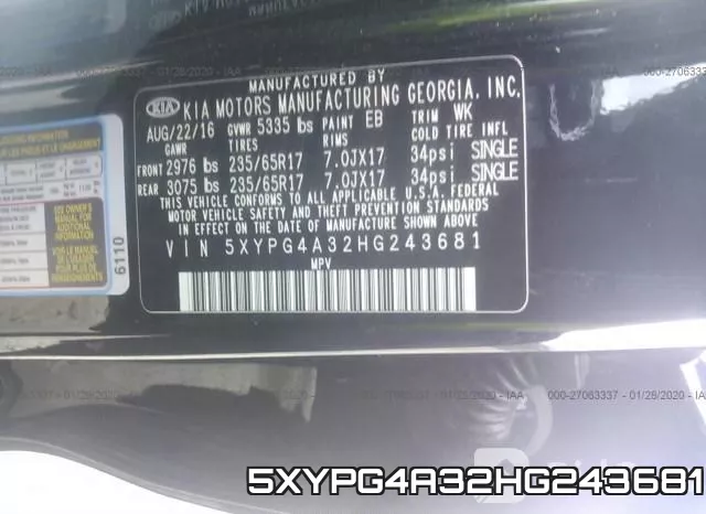 5XYPG4A32HG243681 фото 7