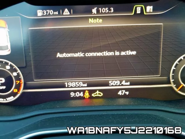 WA1BNAFY5J2210168 фото 6