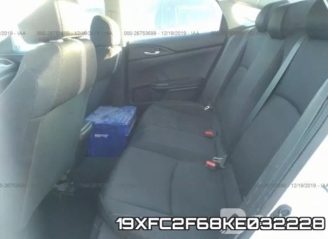 19XFC2F68KE032228 фото 4
