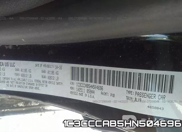1C3CCCAB5HN504696 фото 6