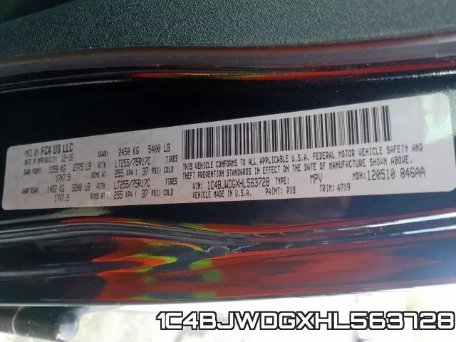 1C4BJWDGXHL563728 фото 2