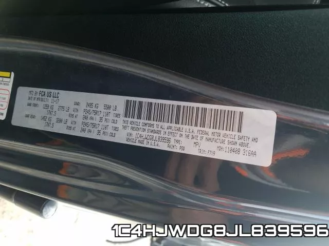 1C4HJWDG8JL839596 фото 2