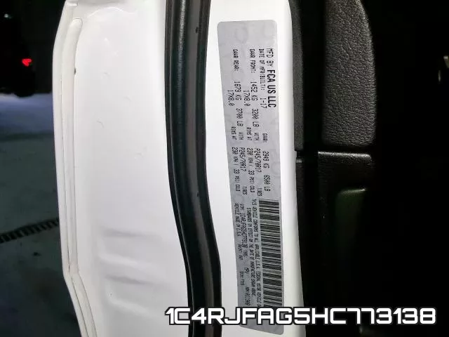 1C4RJFAG5HC773138 фото 2