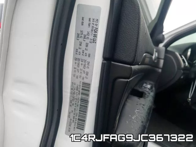 1C4RJFAG9JC367322 фото 2