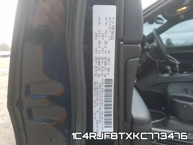 1C4RJFBTXKC773476 фото 2