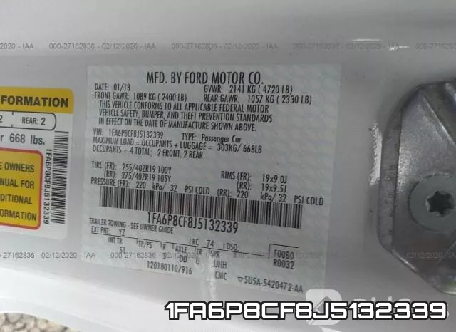 1FA6P8CF8J5132339 фото 5