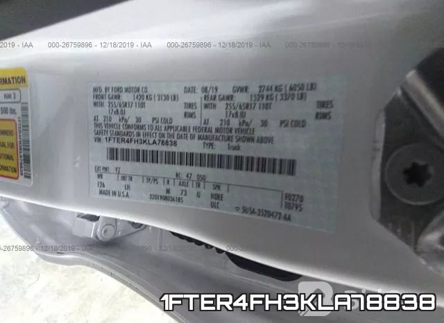 1FTER4FH3KLA78838 фото 6