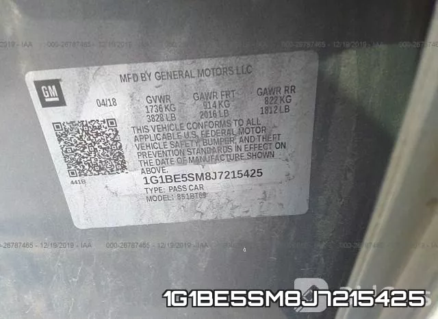 1G1BE5SM8J7215425 фото 7