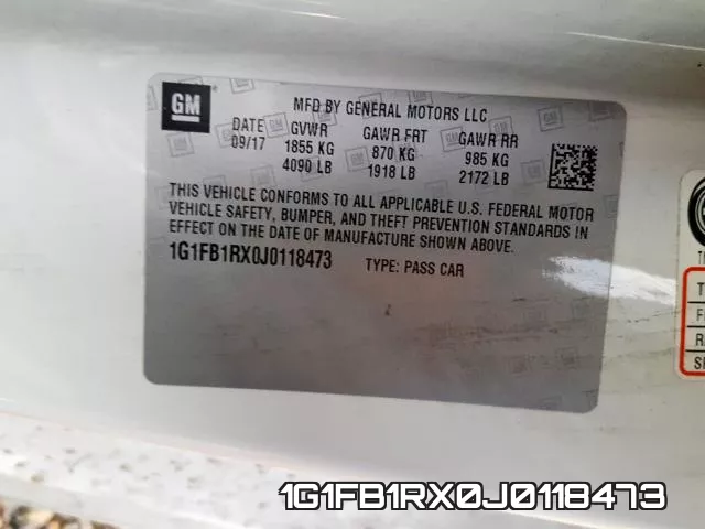 1G1FB1RX0J0118473 фото 2
