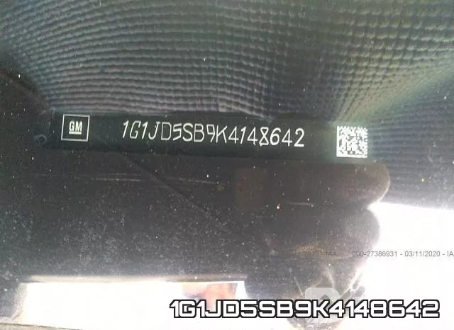 1G1JD5SB9K4148642 фото 7