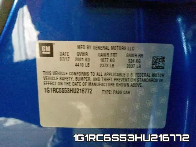 1G1RC6S53HU216772 фото 2