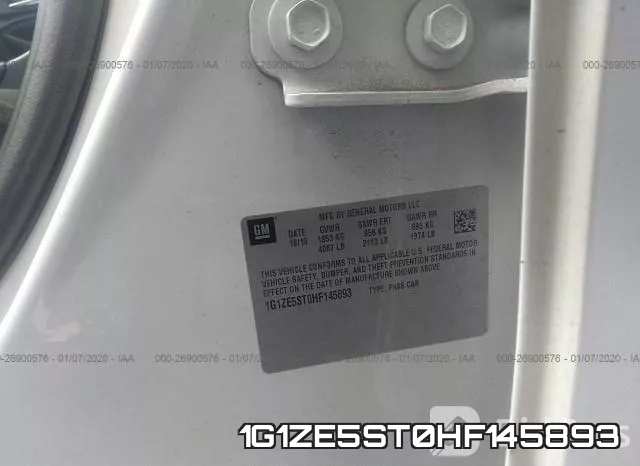 1G1ZE5ST0HF145893 фото 9