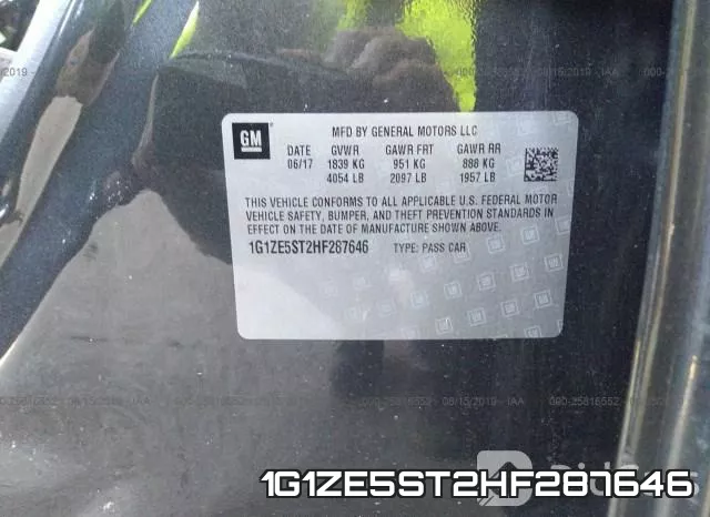 1G1ZE5ST2HF287646 фото 5
