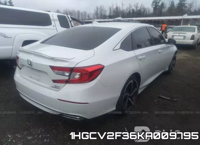 1HGCV2F36KA009795 фото 4