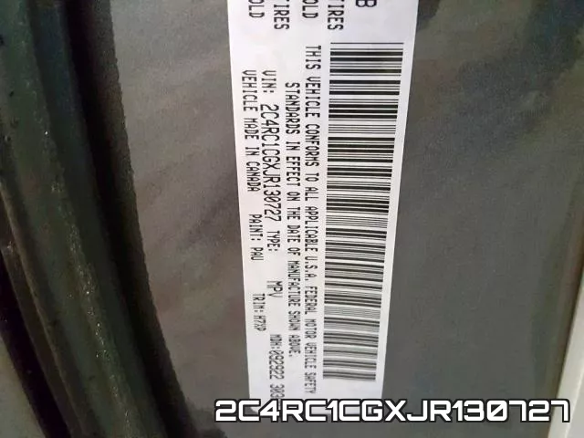 2C4RC1CGXJR130727 фото 2