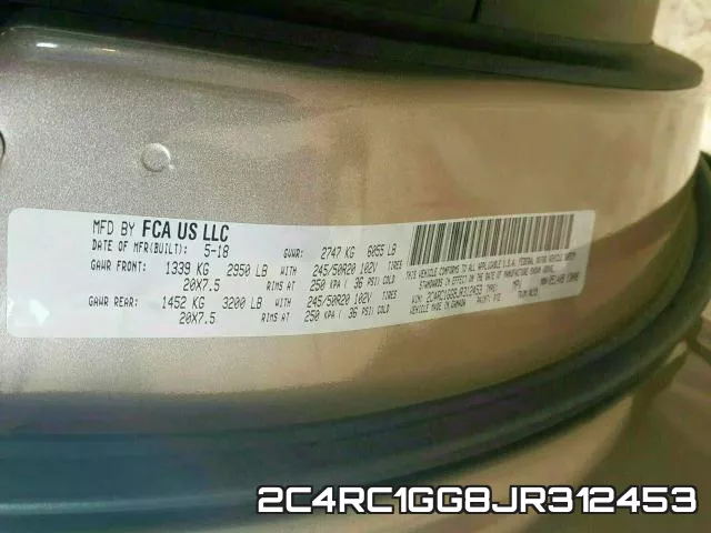 2C4RC1GG8JR312453 фото 2