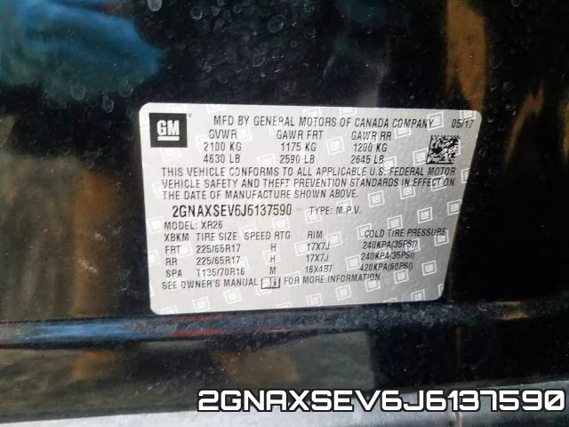 2GNAXSEV6J6137590 фото 2