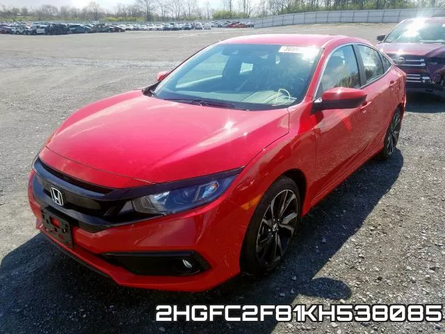 2HGFC2F81KH538085 фото 2