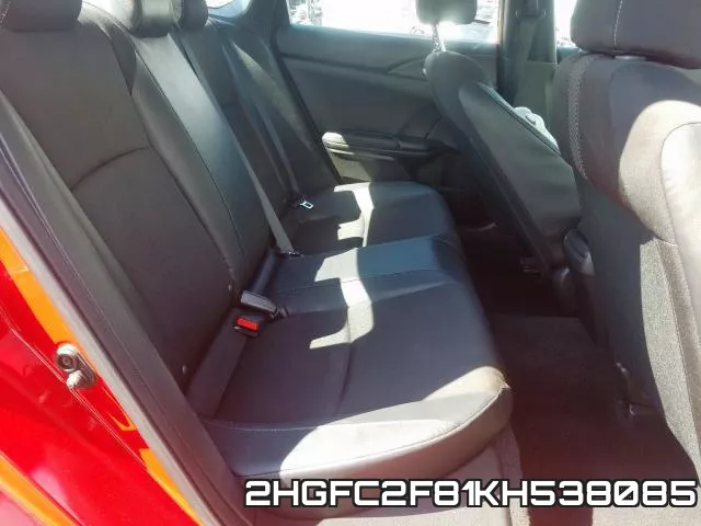 2HGFC2F81KH538085 фото 5