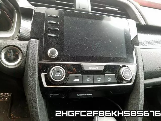 2HGFC2F86KH585676 фото 8