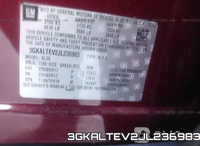 3GKALTEV2JL236983 фото 7