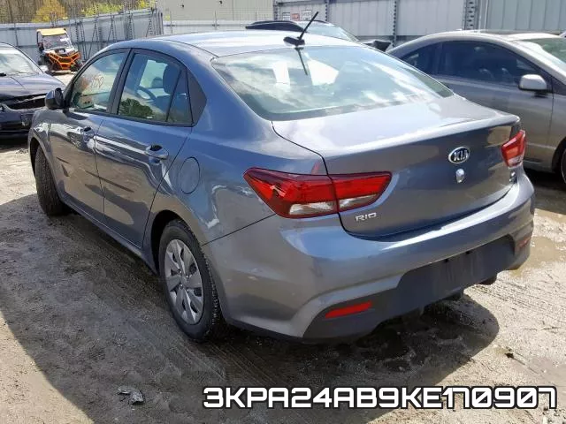 3KPA24AB9KE170907 фото 2